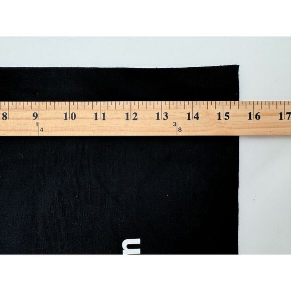 Reformation Black Canvas Medium Size Tote Bag - Picture 4 of 4